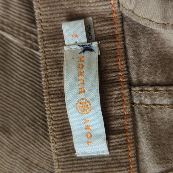 Tory Burch Lucitano Oatmeal Corduroy Skirt - Picture 8 of 10